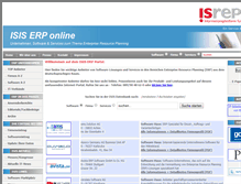 Tablet Screenshot of isis-erp.de